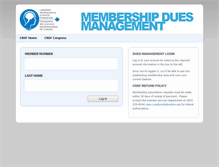 Tablet Screenshot of payments.cnsfederation.org